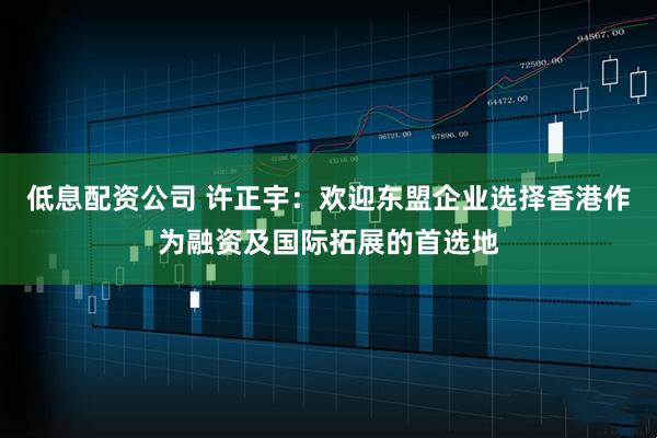 低息配资公司 许正宇：欢迎东盟企业选择香港作为融资及国际拓展的首选地