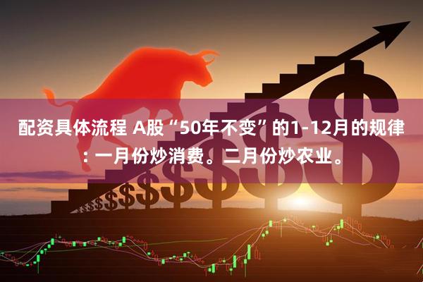 配资具体流程 A股“50年不变”的1-12月的规律: 一月份炒消费。二月份炒农业。